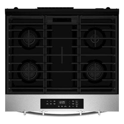 Whirlpool WSGS3330TS 30-inch Gas Range with No Preheat Mode and Slow Cook