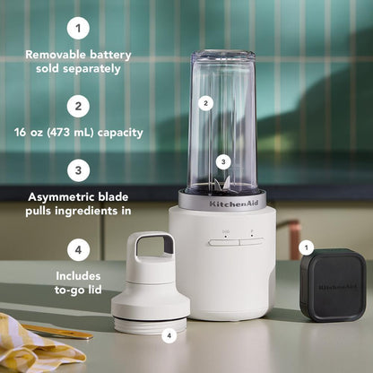 KSBR200PL KitchenAid Go® Cordless Personal Blender - battery sold separately