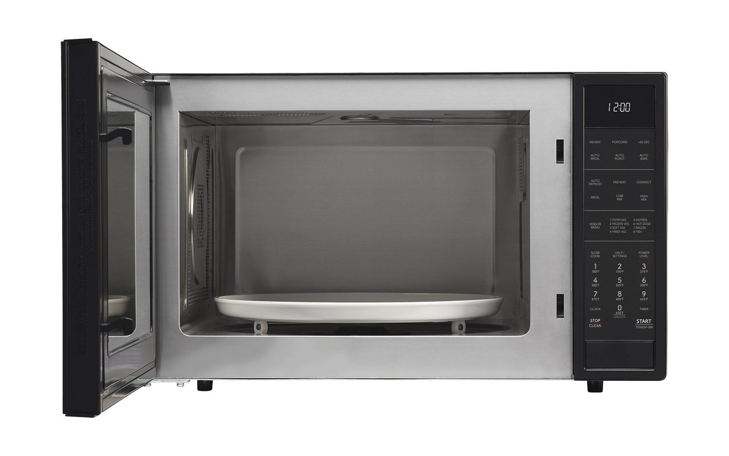 SMC1585KB Sharp 1.5 cu. ft. 900W Black Convection Countertop Microwave Oven