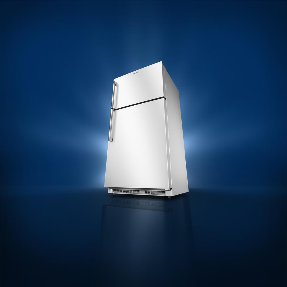 Maytag MRTX5121TW 33-Inch Wide Top-Freezer Refrigerator with Garage Mode-21 Cu. Ft.