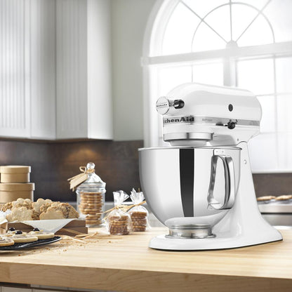 Kitchenaid KSM150PSWH Artisan® Series 5 Quart Tilt-Head Stand Mixer