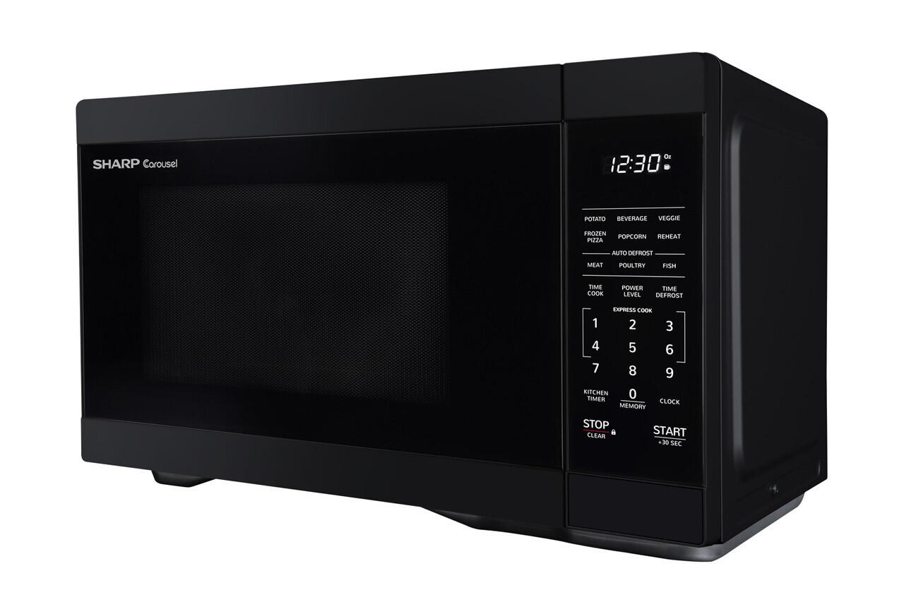 Sharp SMC1161HB 1.1 cu. ft. Black Countertop Microwave Oven