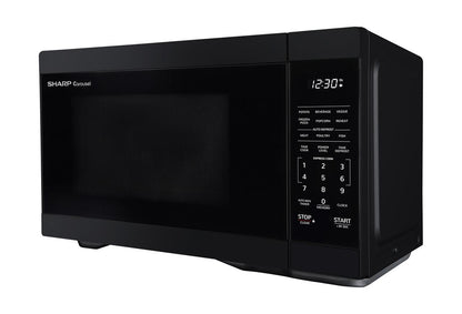 Sharp SMC1161HB 1.1 cu. ft. Black Countertop Microwave Oven