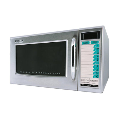 Sharp R21LTF Medium-Duty Commercial Microwave Oven with 1000 Watts