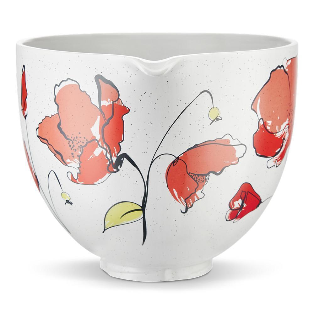 Kitchenaid KSM2CB5PPY 5 Quart Poppy Ceramic Bowl