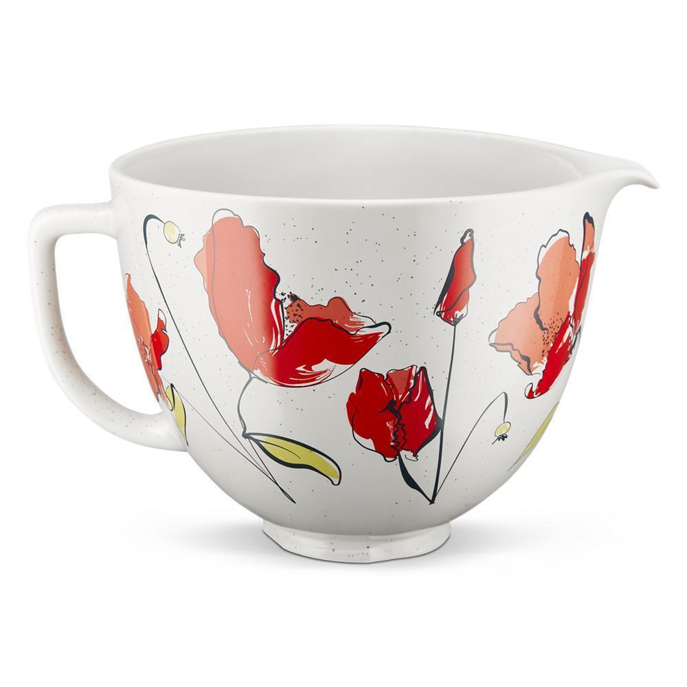 Kitchenaid KSM2CB5PPY 5 Quart Poppy Ceramic Bowl