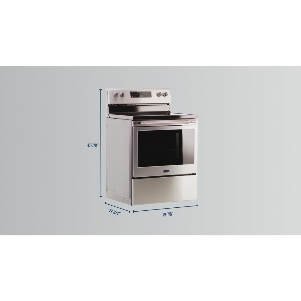 Maytag MER4600LS Electric Range with Steam Clean - 5.3 cu. ft.