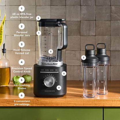 KSB2079BM KitchenAid® Pure Power Blender with Personal Blending Jar