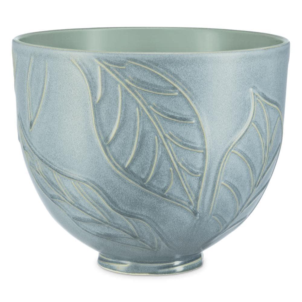 Kitchenaid KSM2CB5LB 5 Quart Spring Leaves Ceramic Bowl