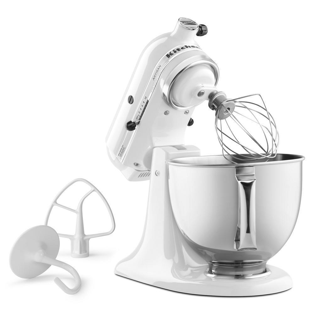 Kitchenaid RRK150WH Refurbished Artisan® Series 5 Quart Tilt-Head Stand Mixer