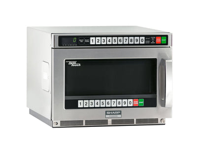 RCD2200M Sharp TwinTouch 2200 Watt Commercial Microwave Oven with Dual TouchPads
