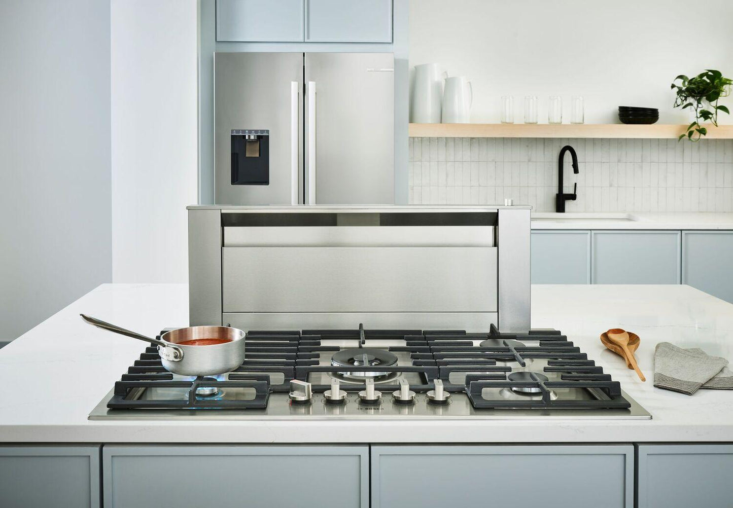 Bosch NGM8659UC 800 Series, Gas hob, 36'', Stainless steel