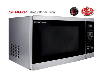 Sharp 1.4 cu. ft. Family-Size Countertop Microwave Oven with Inverter Technology