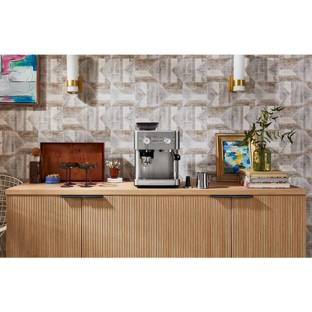 Kitchenaid KES6551SX Semi Automatic Espresso Machine with Burr Grinder