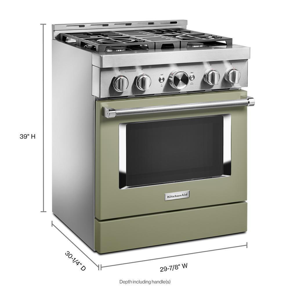 KFGC500JAV KitchenAid® 30'' Smart Commercial-Style Gas Range with 4 Burners