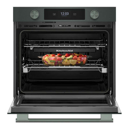 Kitchenaid KOES930SJP 30-inch Smart Electric Single Wall Oven with Intelligent Cooking Camera - Juniper