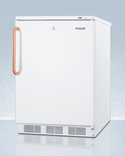 Summit VT65MLTBC 24" Wide All-freezer With Antimicrobial Pure Copper Handle