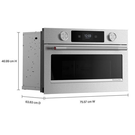 Kitchenaid KMBS730SPS 30" Built In Microwave Oven with Air Fry