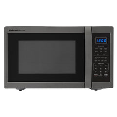 Sharp SMC1452CH 1.4 cu. ft. 1100W Sharp Black Stainless Steel Countertop Microwave Oven