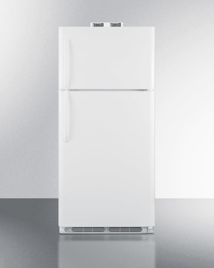 Summit BKRF18W 30" Wide Break Room Refrigerator-freezer