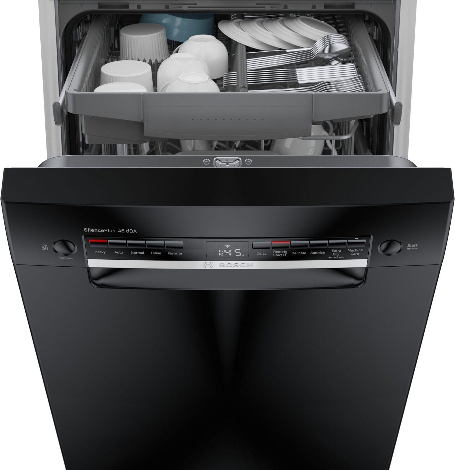 Bosch 300 Series Dishwasher 17 3/4" Black SPE53C56UC