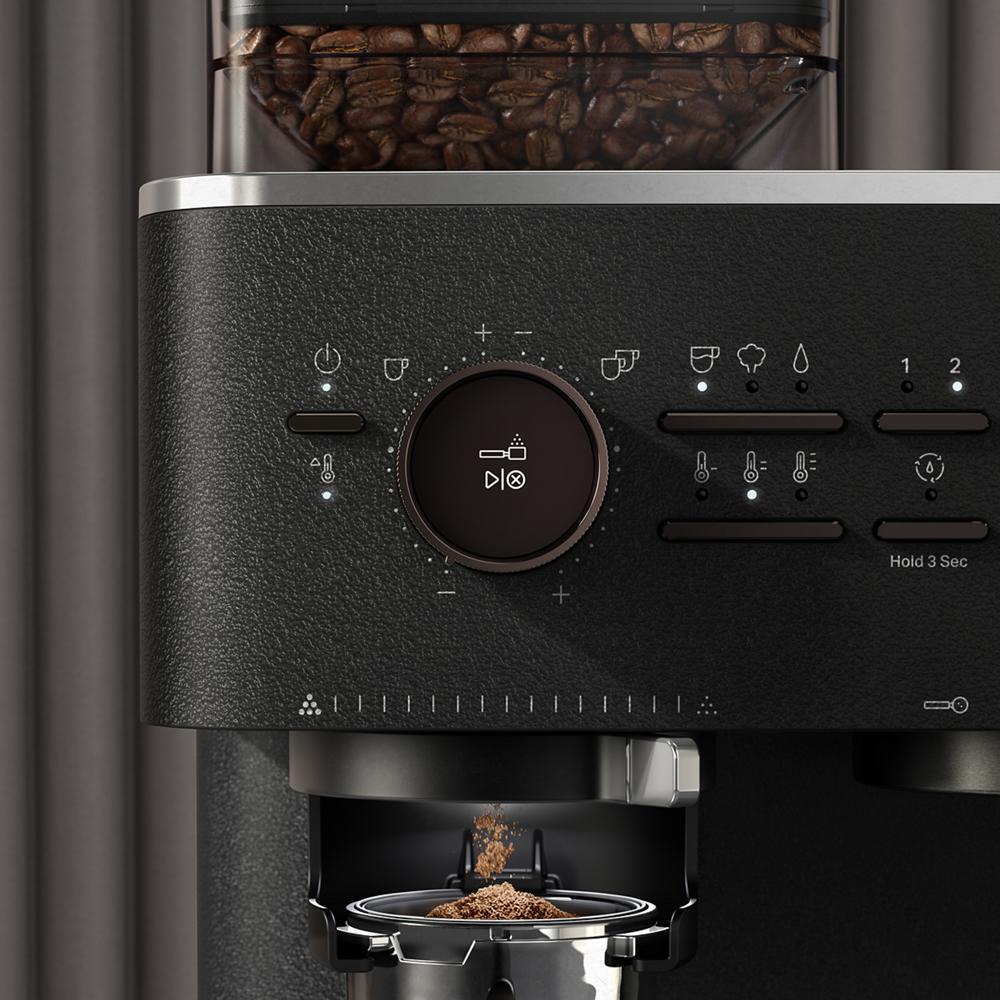 Kitchenaid KES6551BK Semi Automatic Espresso Machine with Burr Grinder