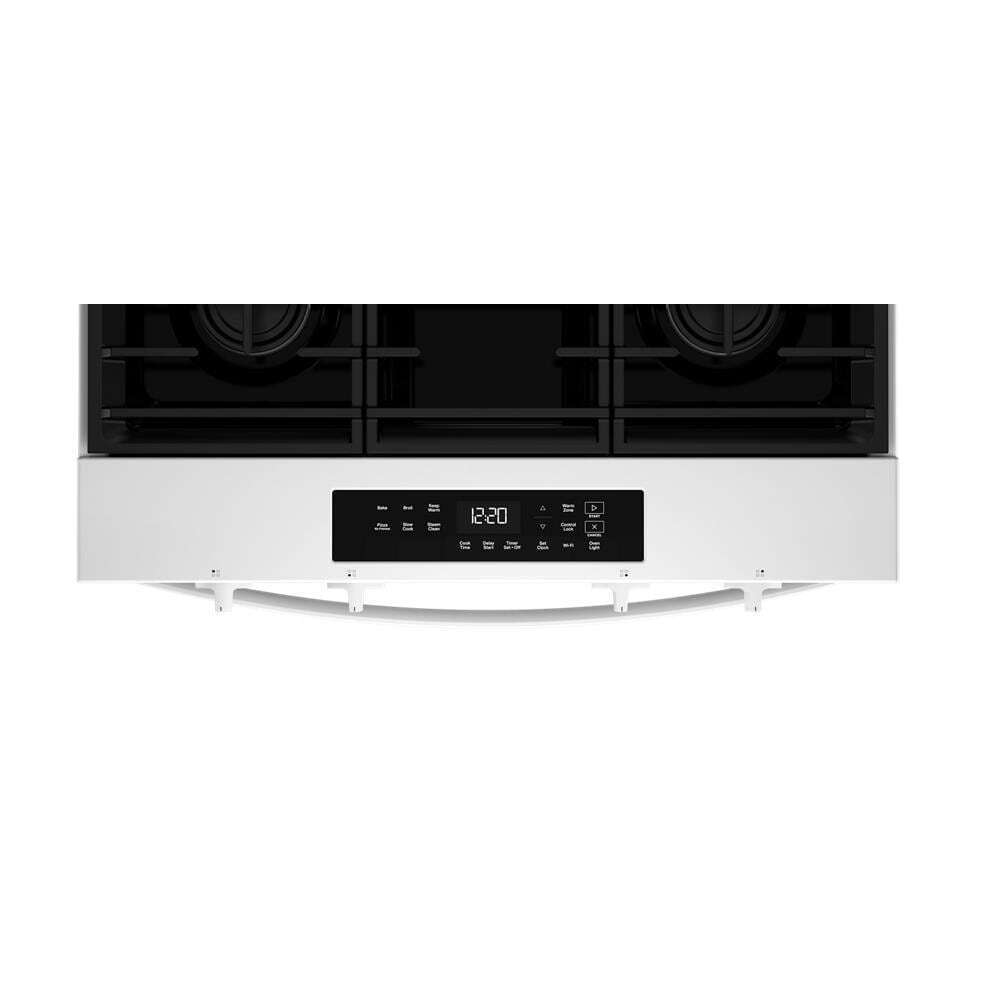 Whirlpool WSGS3330TW 30-inch Gas Range with No Preheat Mode and Slow Cook