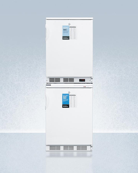 Summit FF7LWVT65MLSTACKPRO 24" Wide All-refrigerator/all-freezer Combination
