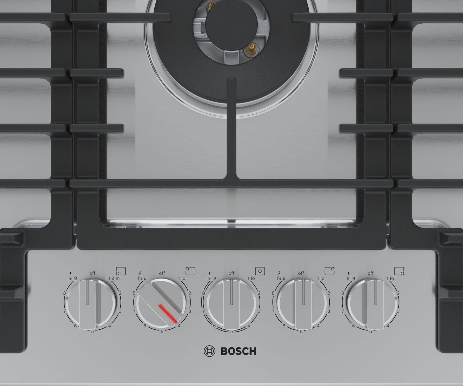 Bosch 800 Series Gas Cooktop 36" Stainless steel NGM8658UC