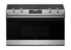 Sharp STR3065HS Smart Radiant Rangetop with Microwave Drawer Oven