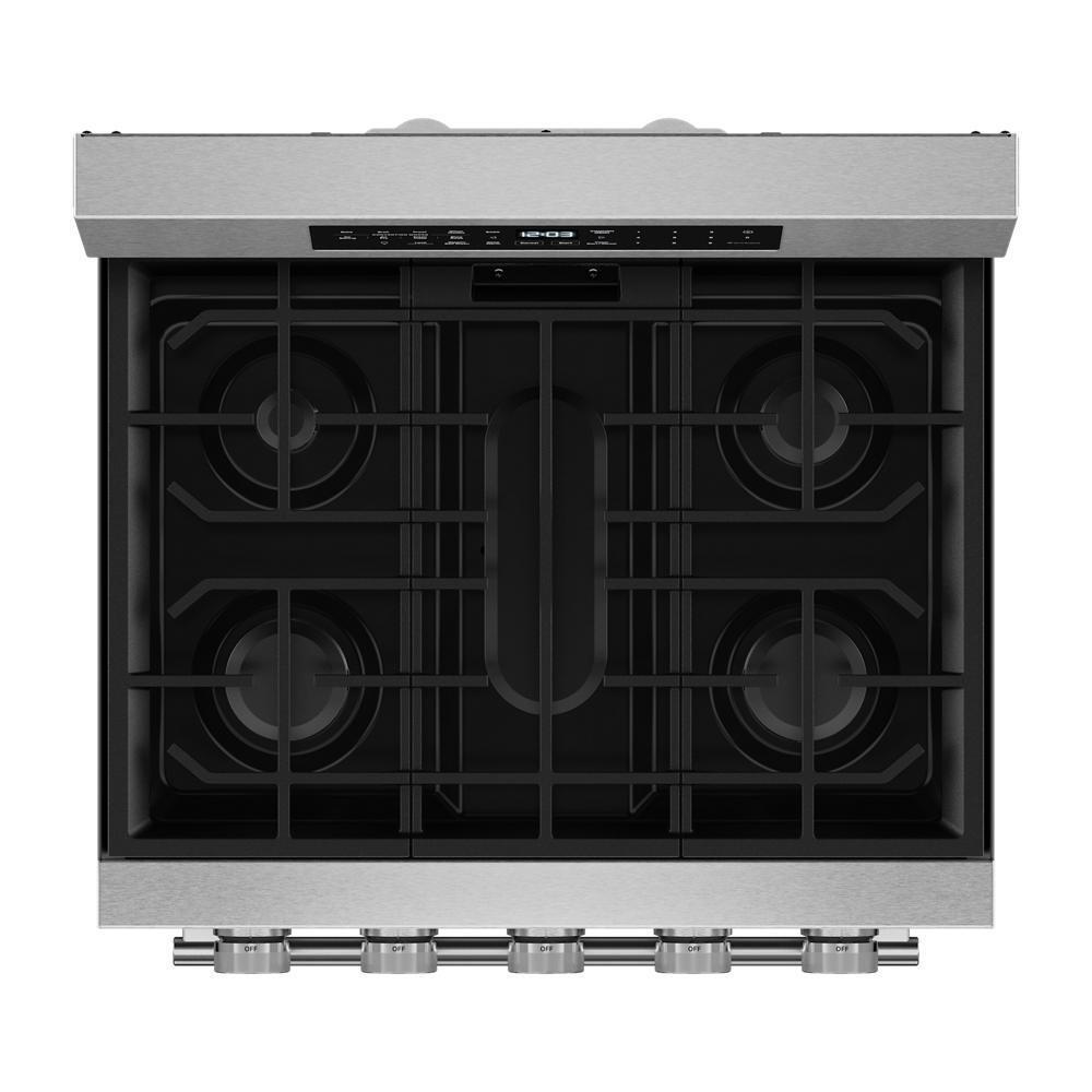 Kitchenaid KFGS530SPS 5.0 Cu. Ft. Smart Freestanding Gas Range with Convection Cooking Modes