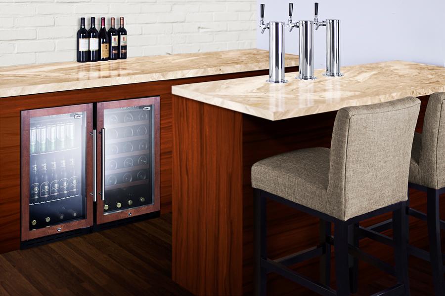 Summit SCR1841BPNRADA 18" Wide Built-in Beverage Center, ADA Compliant (panel Not Included)