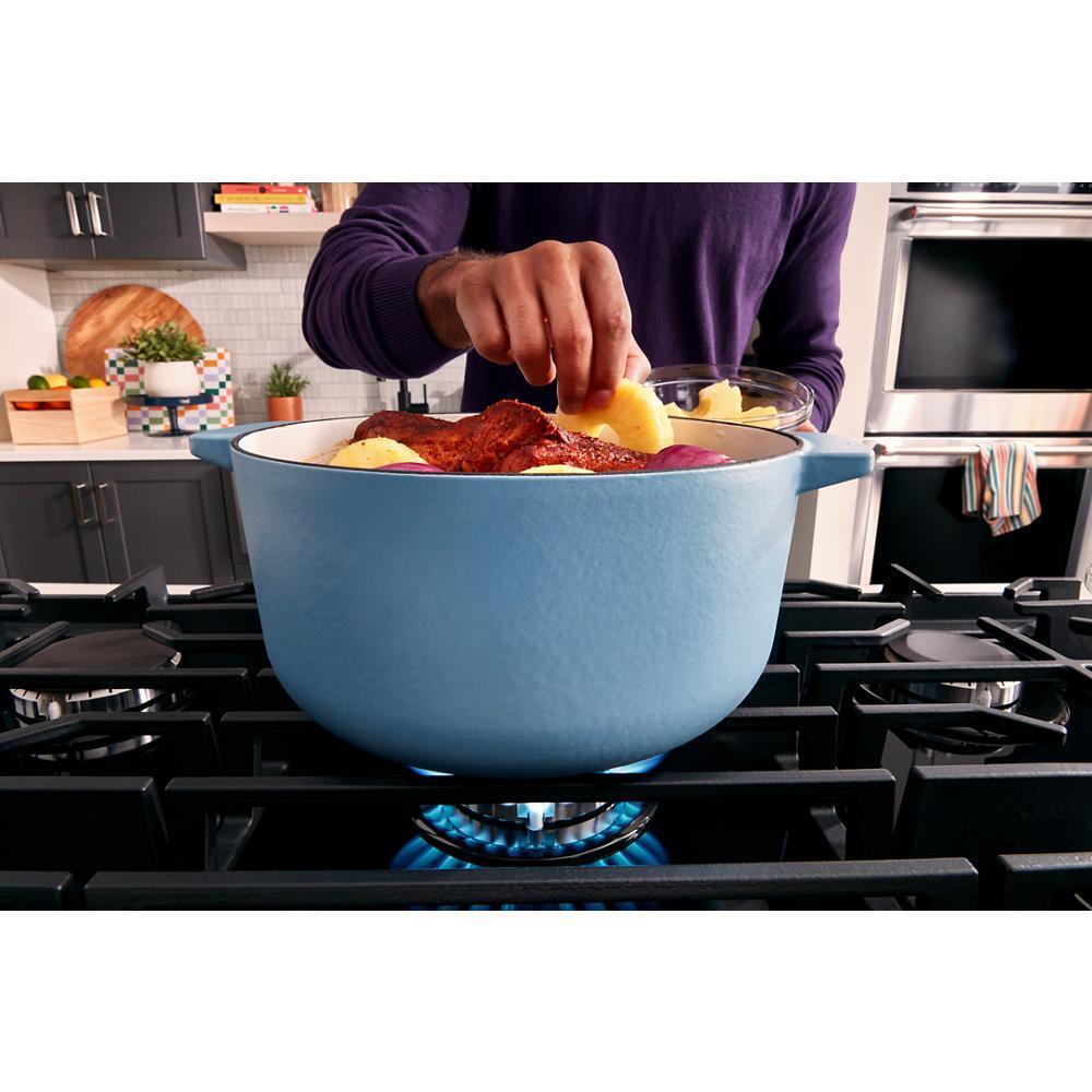 Kitchenaid KCGG530PBL 30" Gas-on-Glass Cooktop