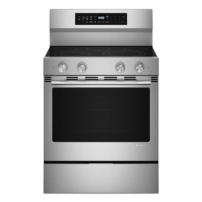 Kitchenaid KFES530SPS 5.3 Cu. Ft. Smart Freestanding Electric Range with Convection Cooking Modes