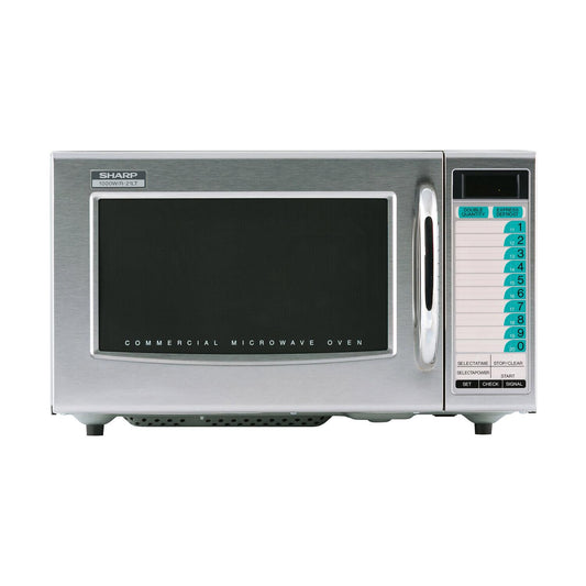Sharp R21LTF Medium-Duty Commercial Microwave Oven with 1000 Watts