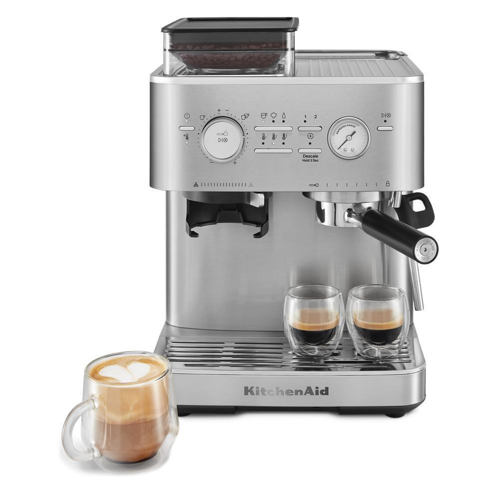 Kitchenaid KES6551SX Semi Automatic Espresso Machine with Burr Grinder