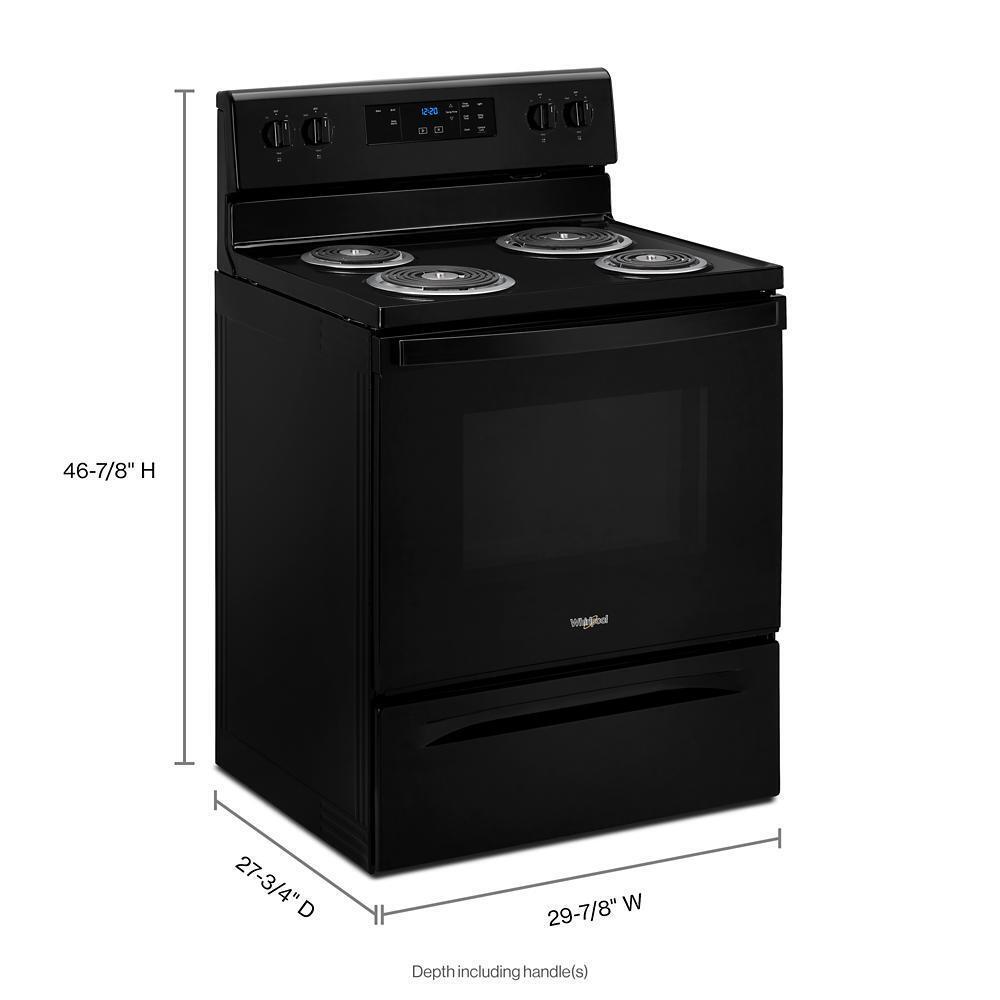 Whirlpool WFC150M0JB 4.8 cu. ft. Electric Range with Keep Warm setting