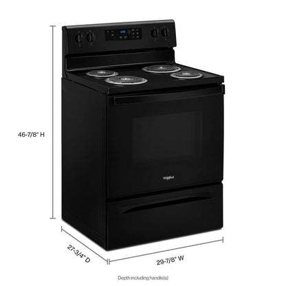Whirlpool WFC150M0JB 4.8 cu. ft. Electric Range with Keep Warm setting