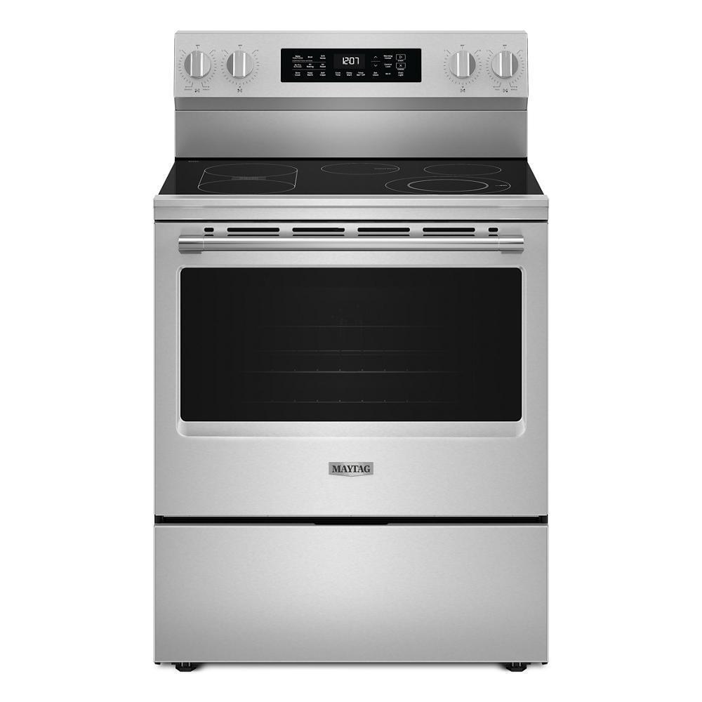 Maytag MFES7030SZ 30-Inch Wide Electric Range With Grill Mode and No Preheat Air Fry - 5.3 cu. ft.