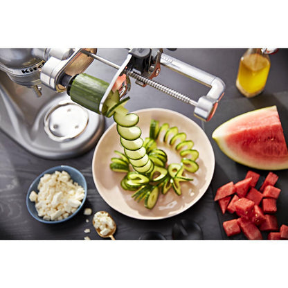 Kitchenaid KSM2APC 7 Blade Spiralizer Plus with Peel, Core and Slice