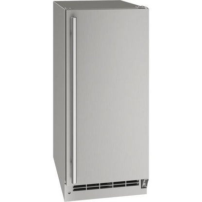 U-Line UONB115SS01A Outdoor Collection 15" Nugget Ice Machine With Stainless Solid Finish and Field Reversible Door Swing (115 Volts / 60 Hz)