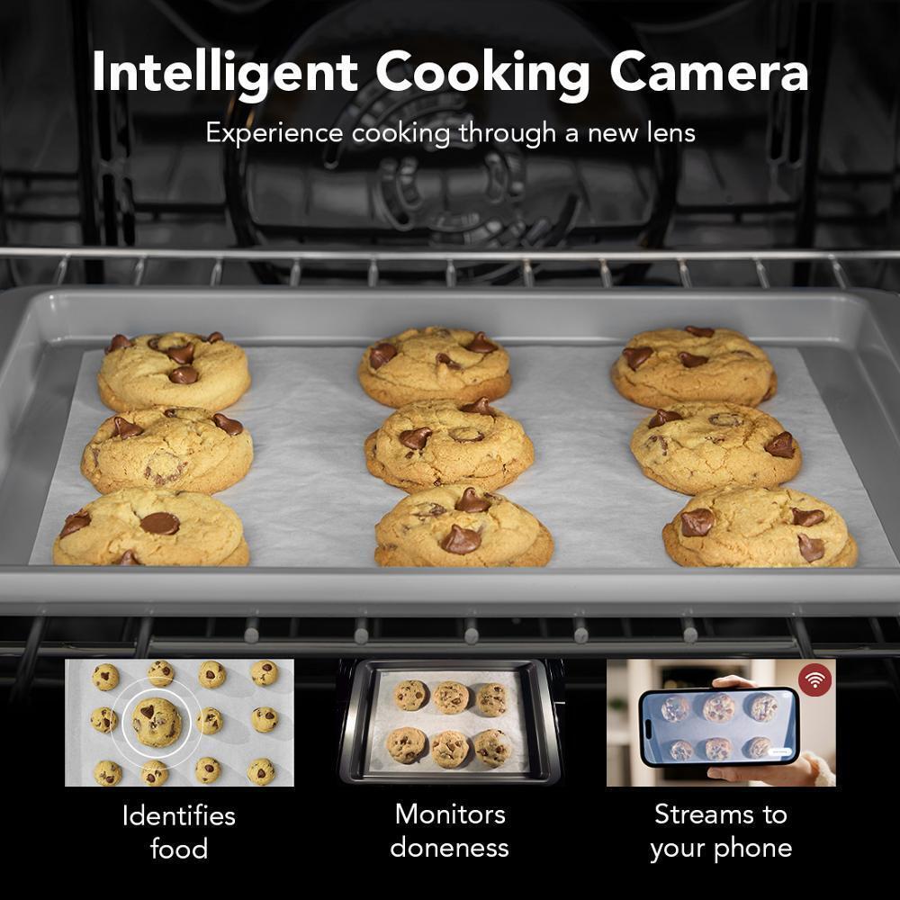Kitchenaid KOES930SPS 30-inch Smart Electric Single Wall Oven with Intelligent Cooking Camera - PrintShield™ Finish