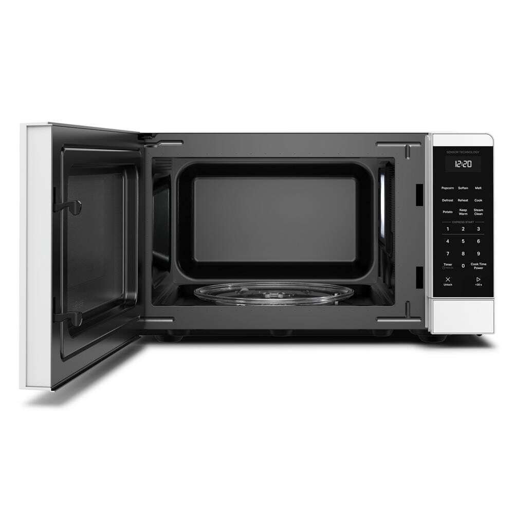 Whirlpool WMCS3119TW 0.9 Cu. Ft. White Countertop Microwave with 5 Auto Cooking Modes - 900 watt