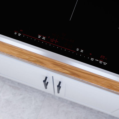Bosch NIT8660SUC 800 Series Induction Cooktop 36" Black, surface mount with frame