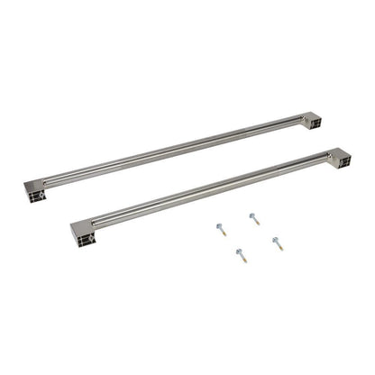 Kitchenaid W11231245 JennAir 36-IN, 2DBM Rise-Style Built-In, Side-by-Side Refrigerator Handle Kit - Stainless Steel, also for 15-IN Ice Makers/Compactors
