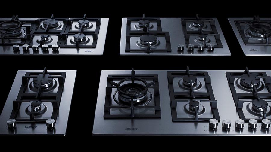 Summit GCJ1SSTK15 15" Wide 1-burner Gas Cooktop In Stainless Steel