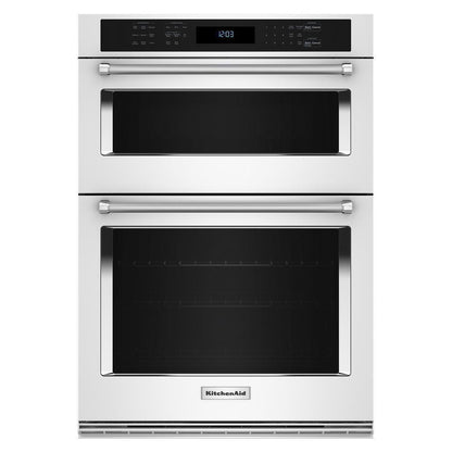 KOEC530PWH KitchenAid® 30" Combination Microwave Wall Ovens with Air Fry Mode.