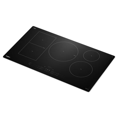 Whirlpool WCIT7536SB 36" Intelligent Induction Cooktop with Temp Cook™ Technology and WipeClean™ Coating
