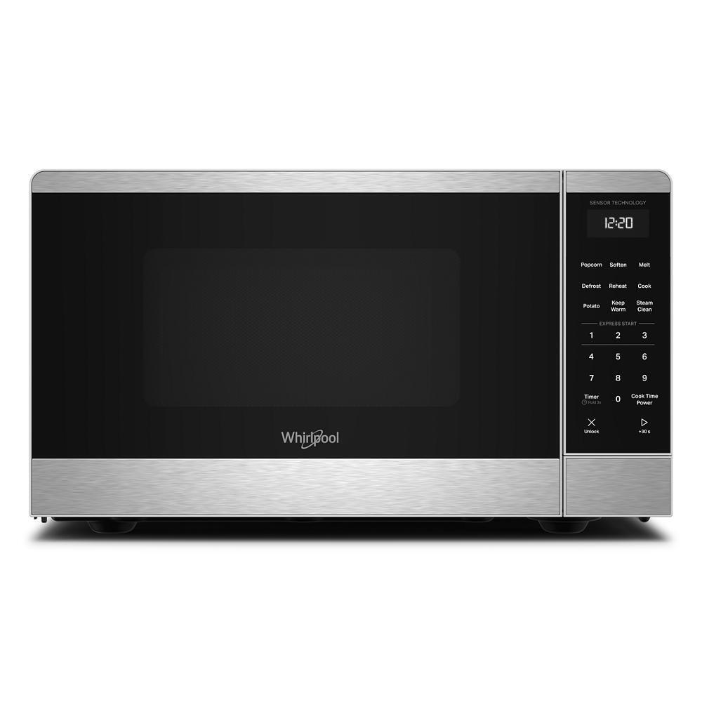 Whirlpool WMCS3119TZ 0.9 Cu. Ft. Fingerprint Resistant Stainless Steel Countertop Microwave with 5 Auto Cooking Modes - 900 watt