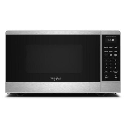 Whirlpool WMCS3119TZ 0.9 Cu. Ft. Fingerprint Resistant Stainless Steel Countertop Microwave with 5 Auto Cooking Modes - 900 watt